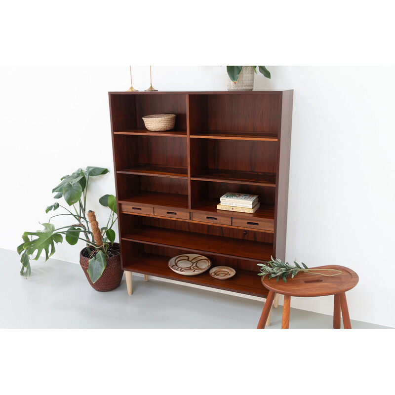 Mid-century Danish rosewood bookcase by Kai Winding for Hundevad and Co., 1960s