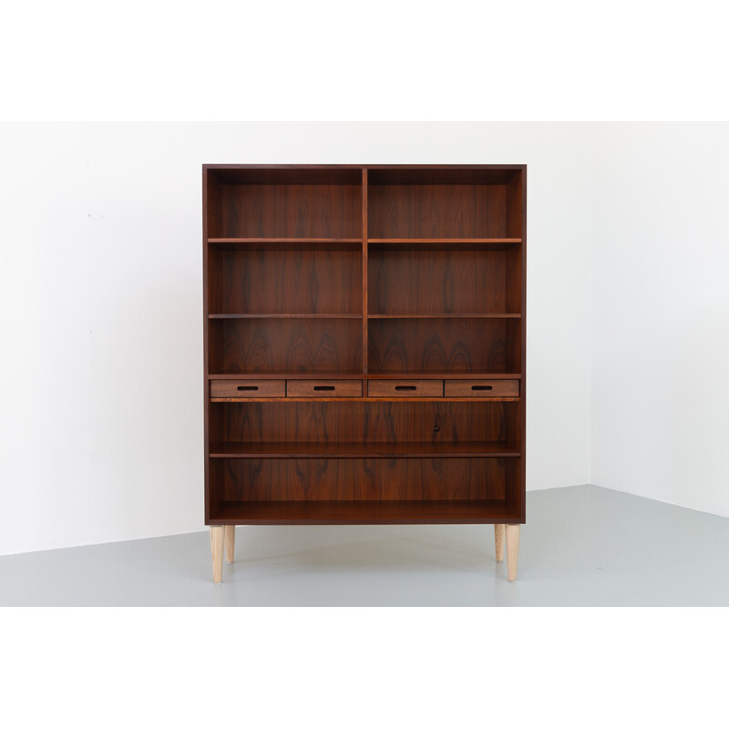 Mid-century Danish rosewood bookcase by Kai Winding for Hundevad and Co., 1960s