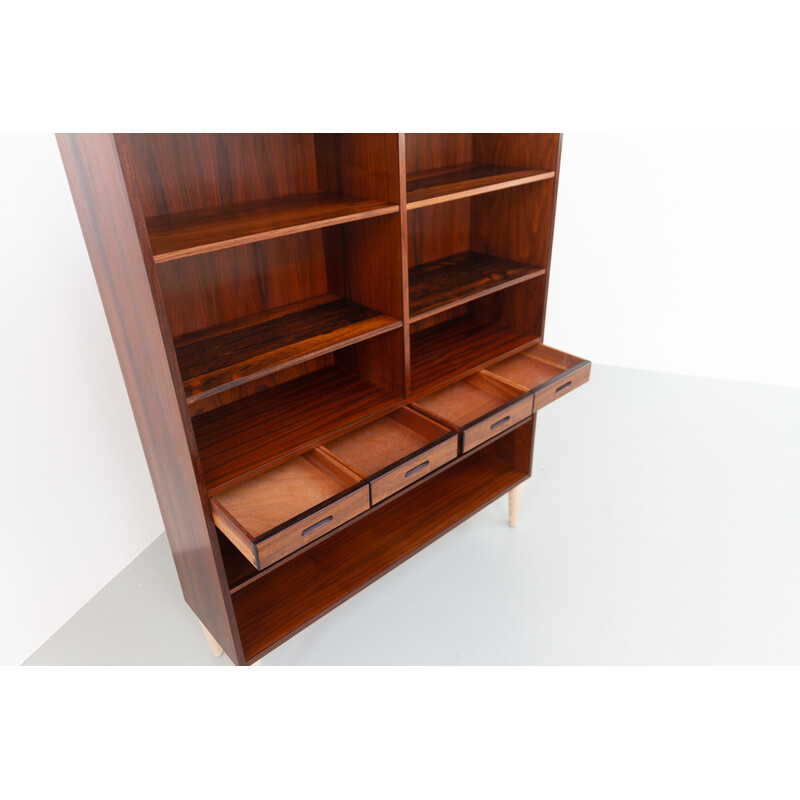 Mid-century Danish rosewood bookcase by Kai Winding for Hundevad and Co., 1960s