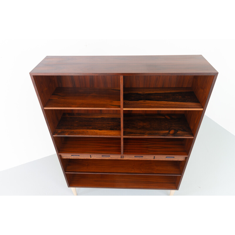 Mid-century Danish rosewood bookcase by Kai Winding for Hundevad and Co., 1960s