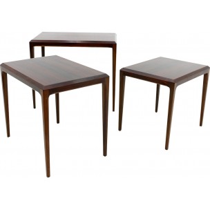 Danish Nesting Tables of Rosewood by Johannes Andersen - 1960s