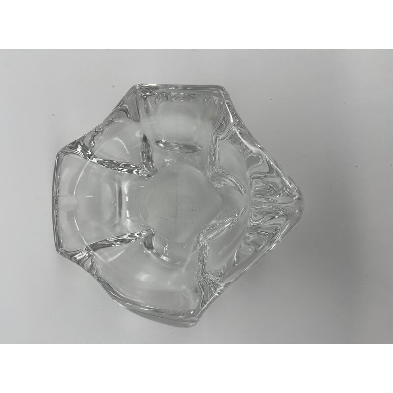 Cendrier vintage en cristal par Daum