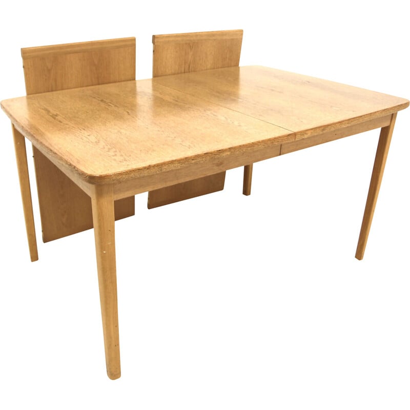 Scandinavian vintage oakwood table by Ulferts, Sweden 1960