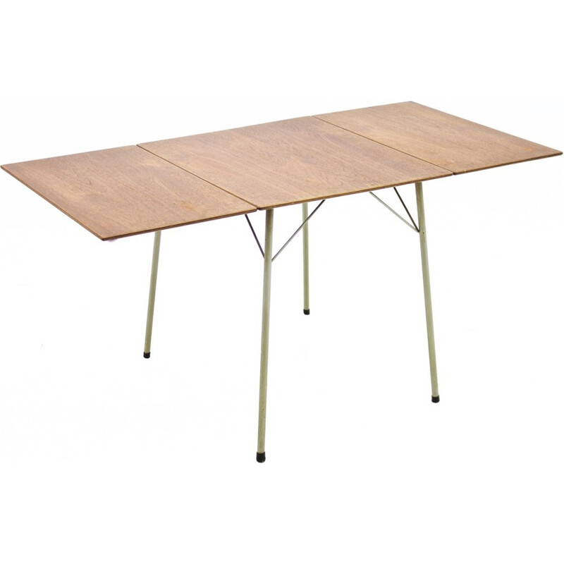 Drop leaf dining table in teak by Arne Jacobsen - 1950s