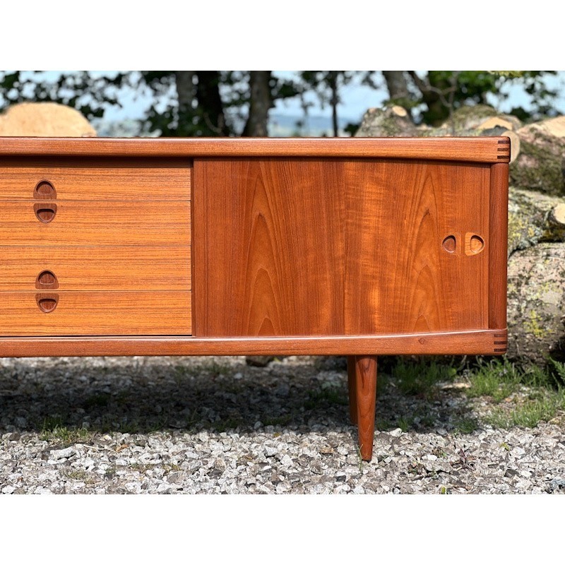 Danish vintage teak sideboard by H.W. Klein for Brahmin