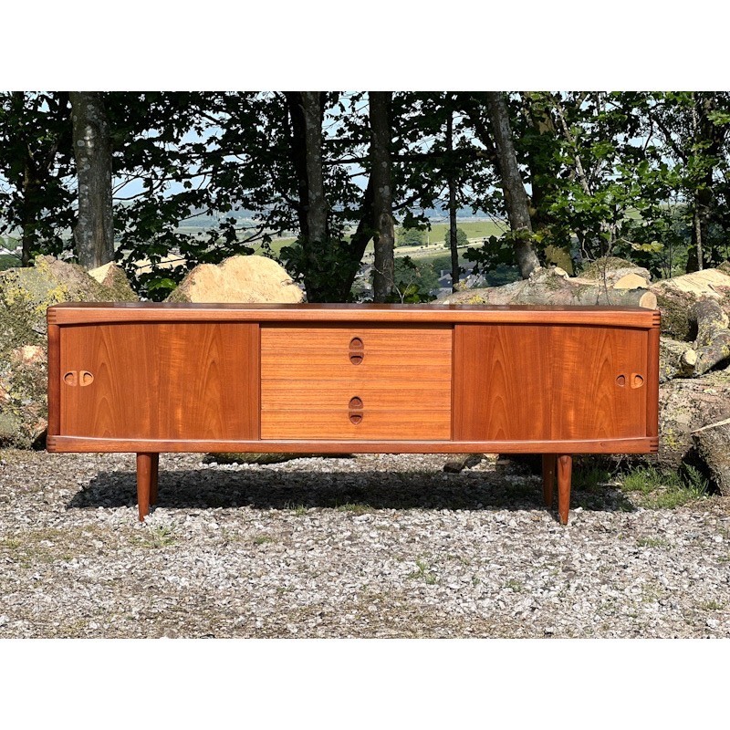 Danish vintage teak sideboard by H.W. Klein for Brahmin