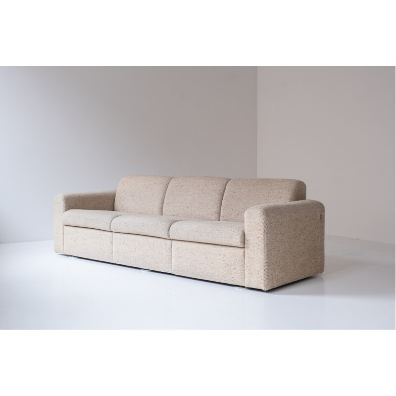 Vintage three seater sofa by Kho Liang Le for Artifort, Netherlands 1970s