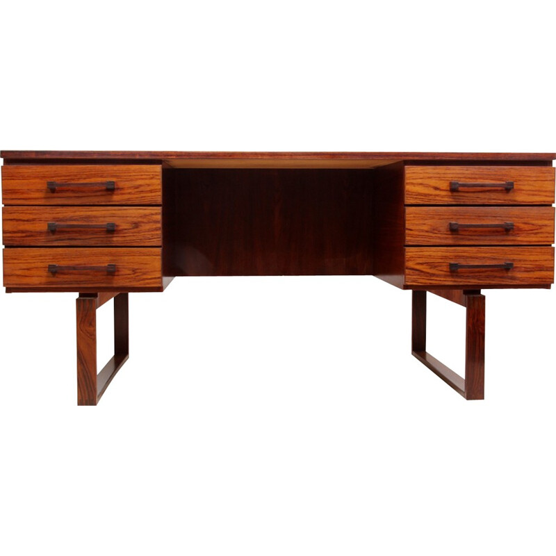 Bureau vintage en palissandre par Henning Jensen - 1960