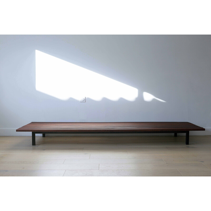 Vintage bench seat by Charlotte Perriand for Steph Simon, 1960
