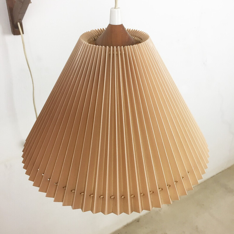 Danish extendable walnut wall light - 1960s