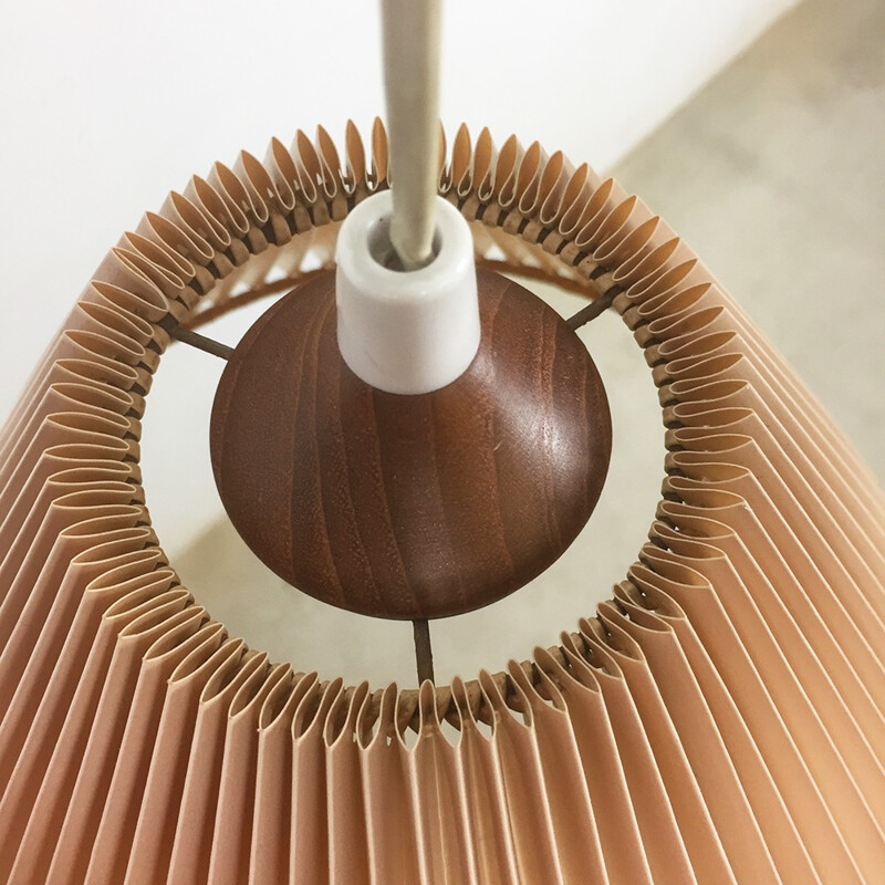 Danish extendable walnut wall light - 1960s