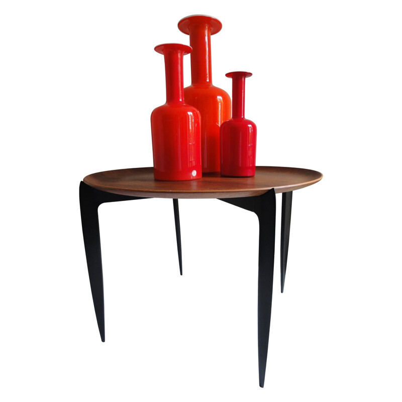 Folding side table, ENGHOLM & WILLUMSEN - 1960s