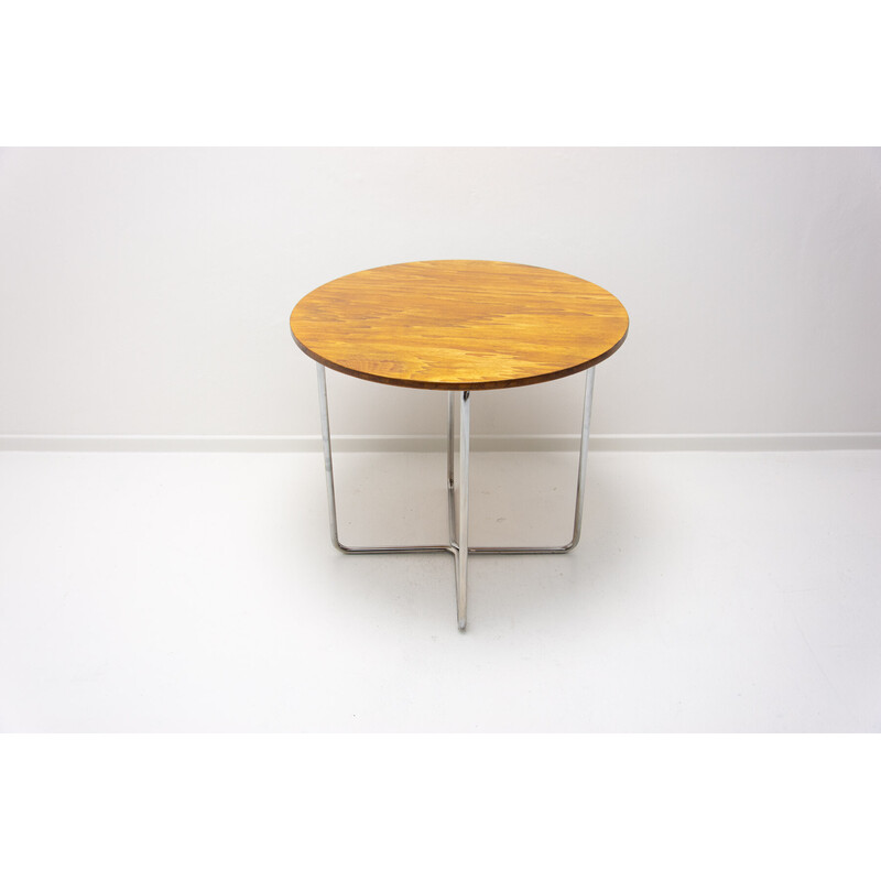 Vintage Bauhaus coffee table B27 by Marcel Breuer, Czechoslovakia 1930s