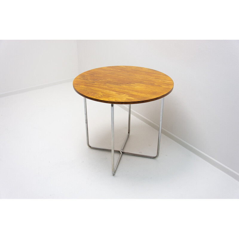 Vintage Bauhaus coffee table B27 by Marcel Breuer, Czechoslovakia 1930s