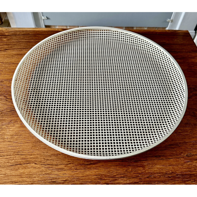 Vintage circular tray by Mathieu Mategot