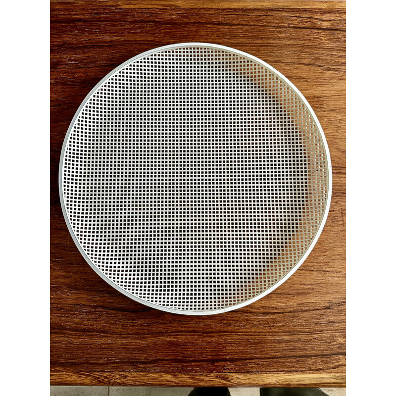 Vintage circular tray by Mathieu Mategot