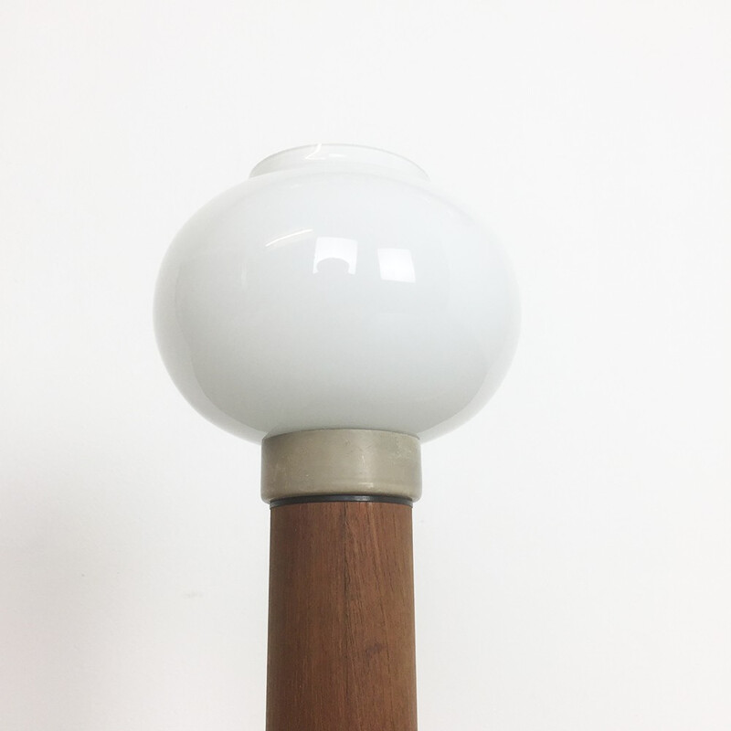 Teak table lamp by Uno and Östen Kristiansson for Luxus, Sweden 1960