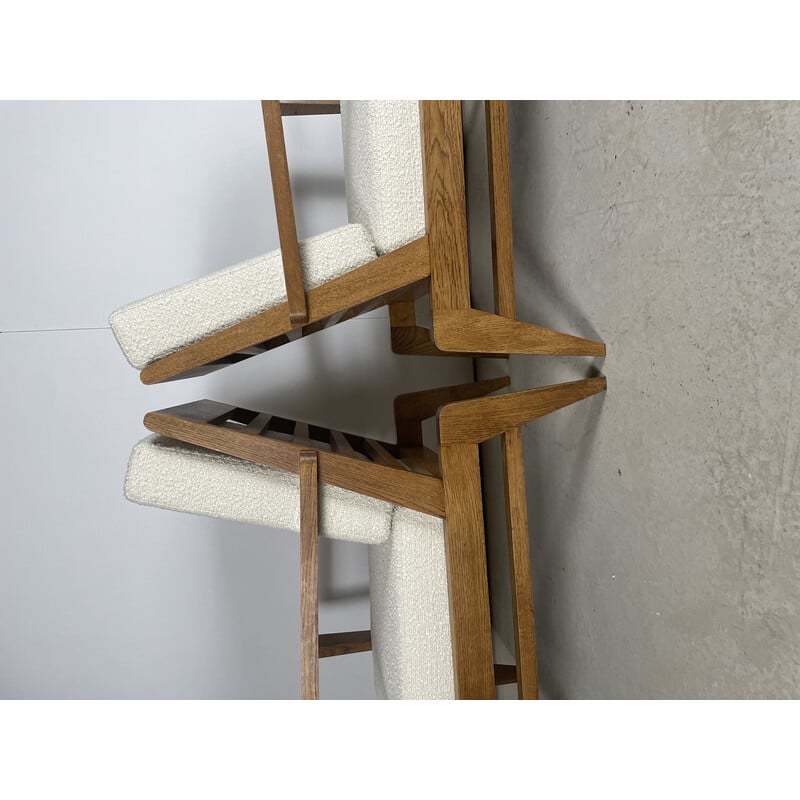 Paire de fauteuils vintage par René Gabriel