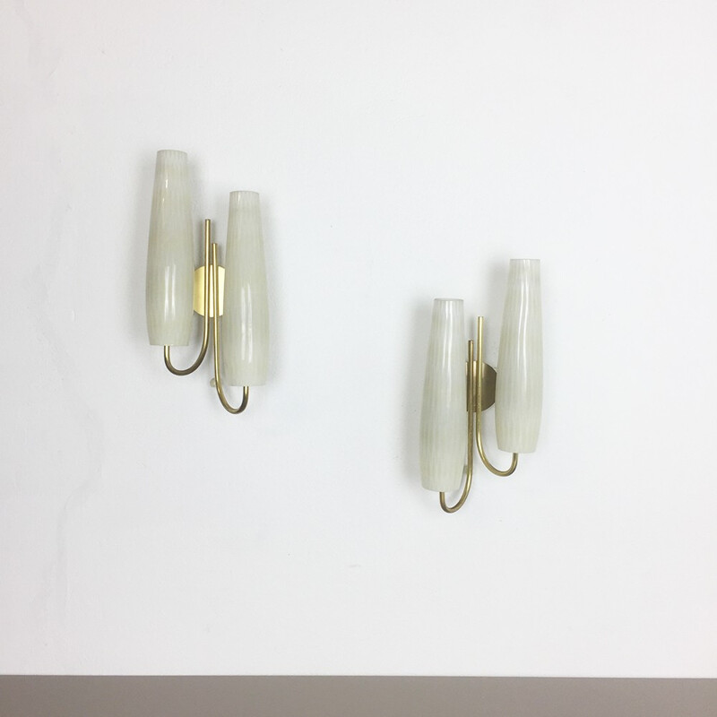 Pair of italian wall lamps by STILNOVO - 1960s