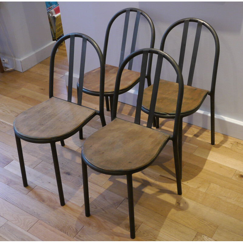4 "stacking chairs", Robert MALLET-STEVENS - années 30
