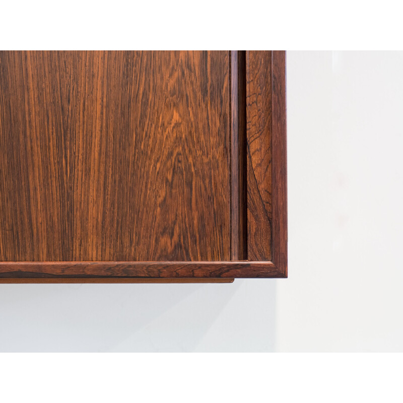 Feldballes Møbelfabrik rosewood wall unit by Kai Kristiansen - 1950s