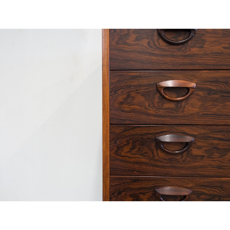 Feldballes Møbelfabrik rosewood wall unit by Kai Kristiansen - 1950s