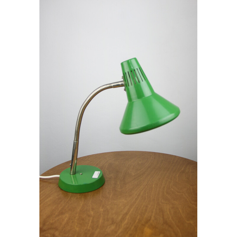 Lampe vintage verte - Lampe de bureau vintage verte - Lampe Gooseneck