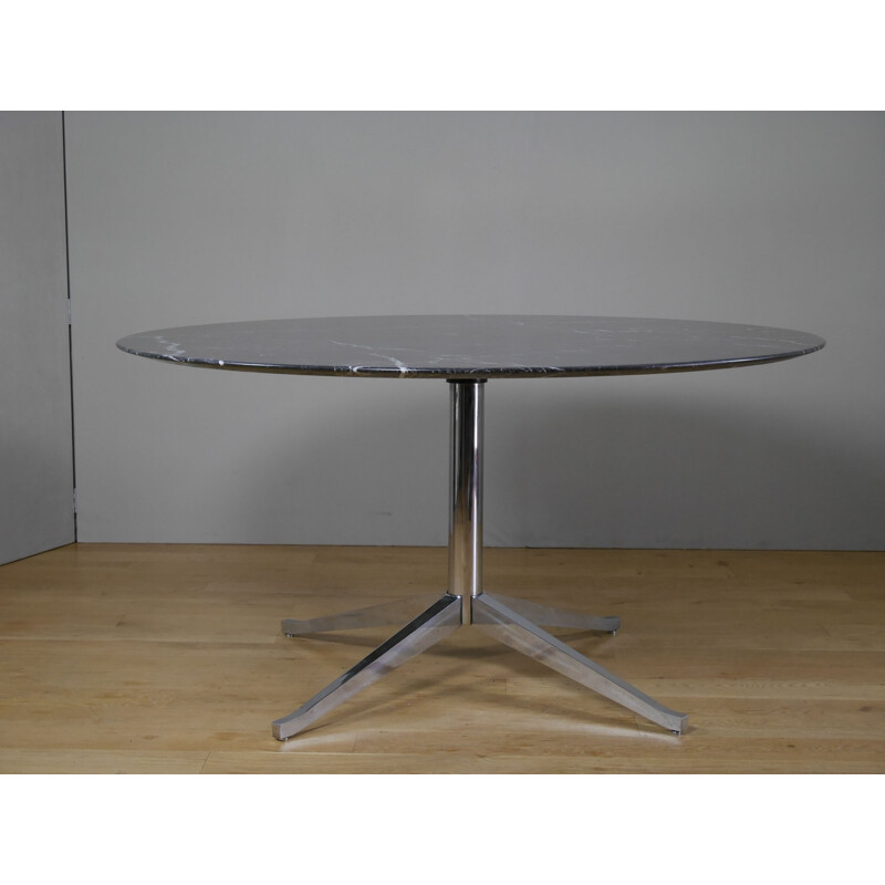 Marquina marble dining table by Florence Knoll for Knoll - 1990s