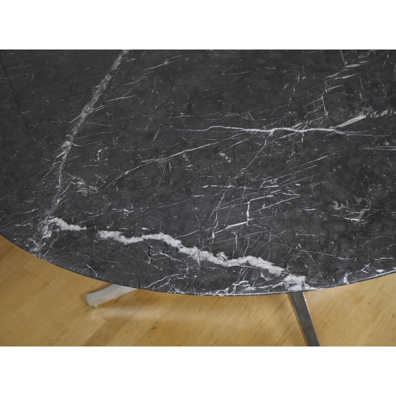 Marquina marble dining table by Florence Knoll for Knoll - 1990s