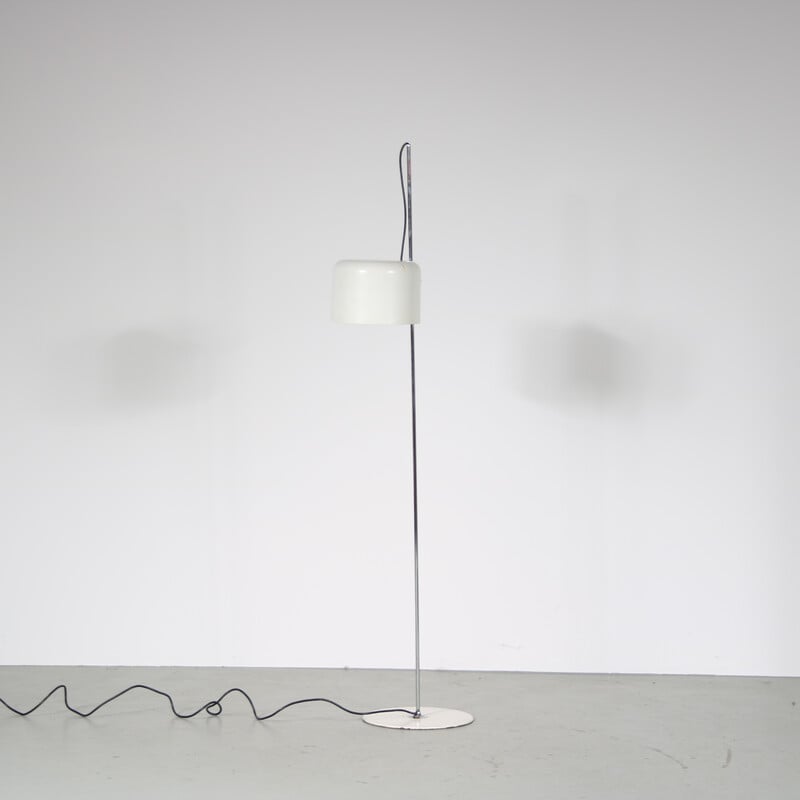 Vintage “Coupe” floor lamp by Joe Colombo for Oluce, Italy 1960s