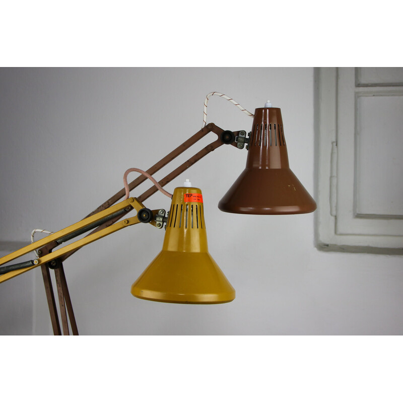 Pair of vintage adjustable table lamps by Tep, 1970s