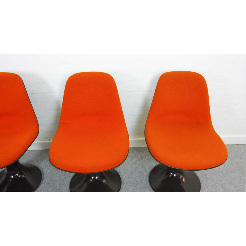 Set of 4 space age Orbit chairs by Herman Miller - 1960s