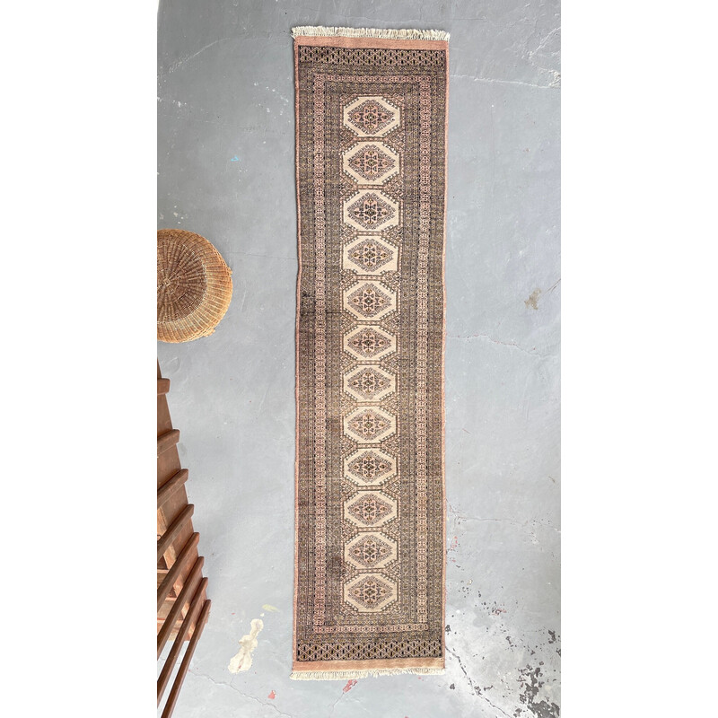 Vintage oriental hallway rug