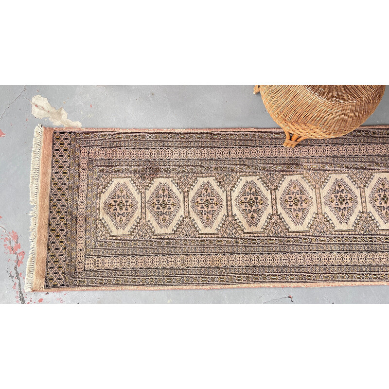 Tapis de couloir oriental vintage