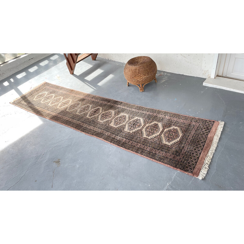 Tapis de couloir oriental vintage