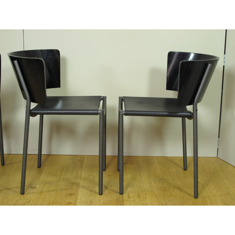 Set of 4 chairs "Lilla Hunter" by Philippe Starck, edited by XO - 1990s