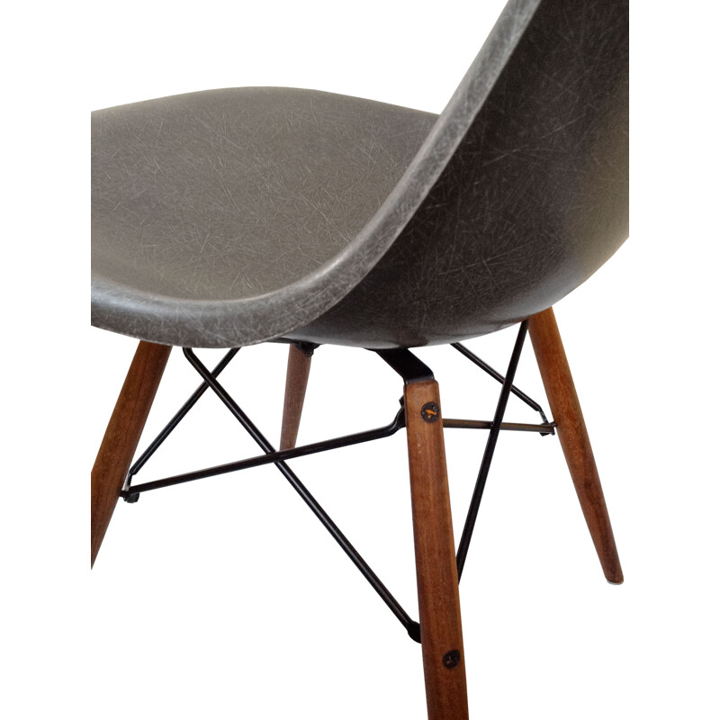 Chaise "DSW" grise, Charles & Ray EAMES - années 70