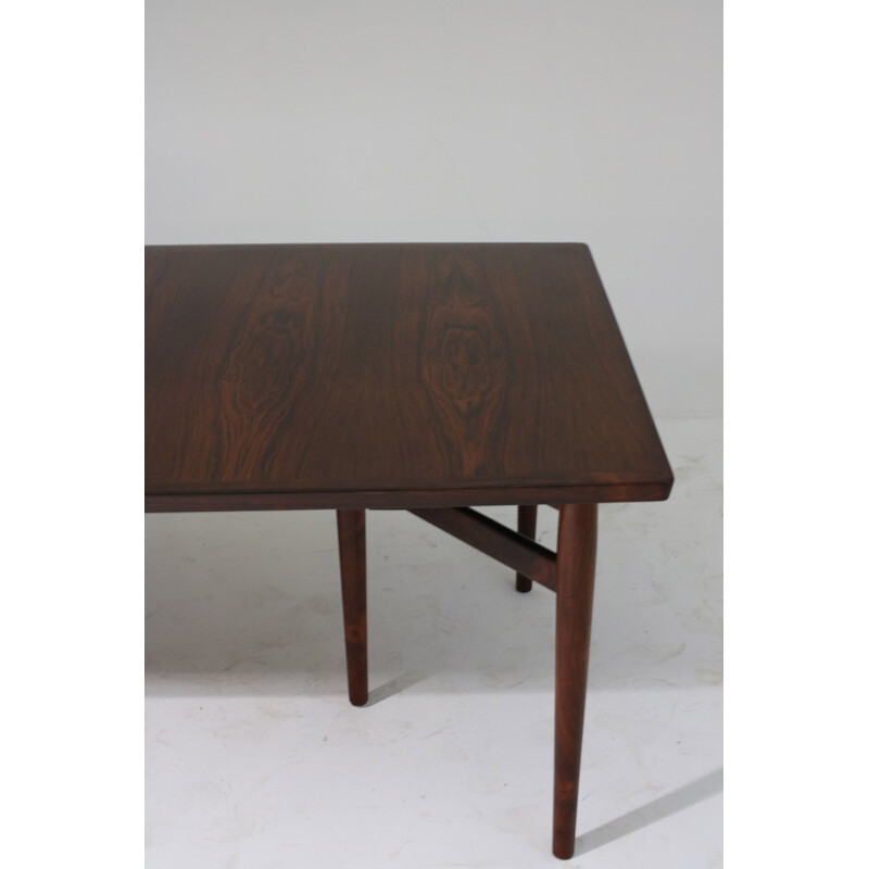 Extendable rosewood dining table by Arne Vodder for Sibast - 1960s