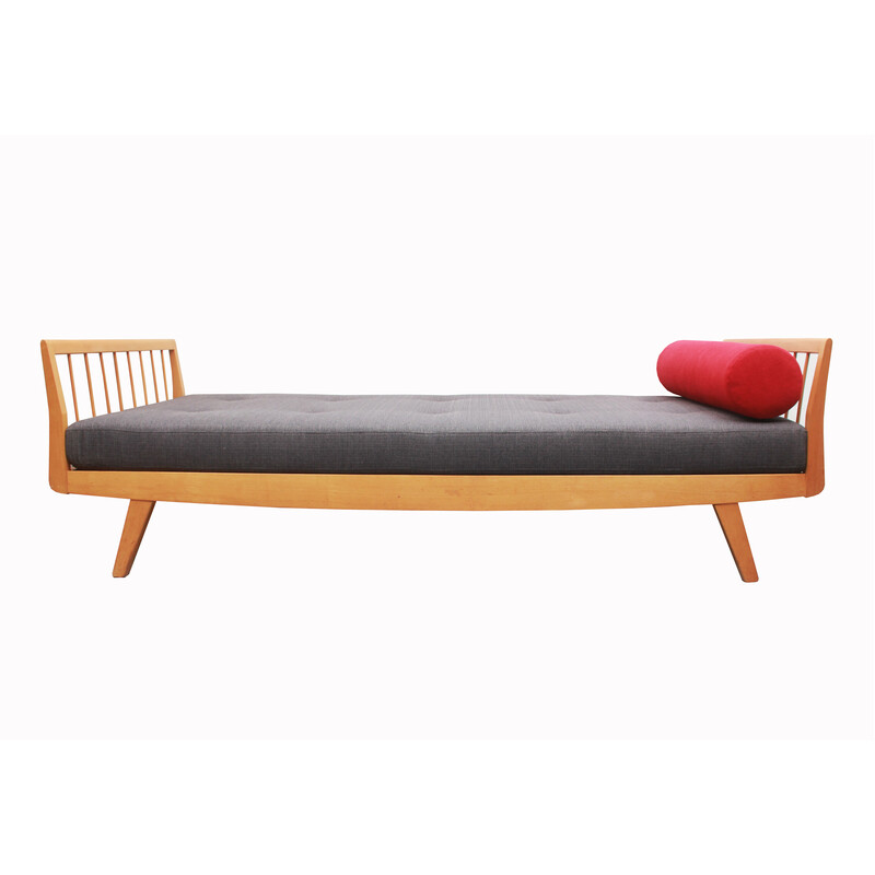 Vintage daybed in grey, 1950s
