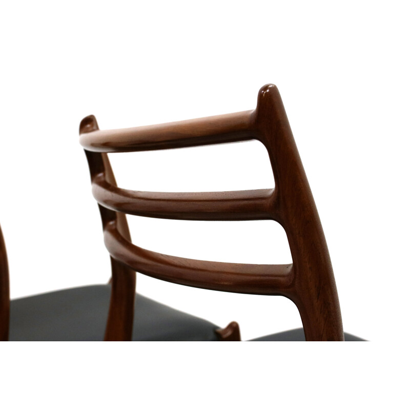 Set of 6 teak dining chairs by Niels Otto Møller for J.L. Møllers - 1960s