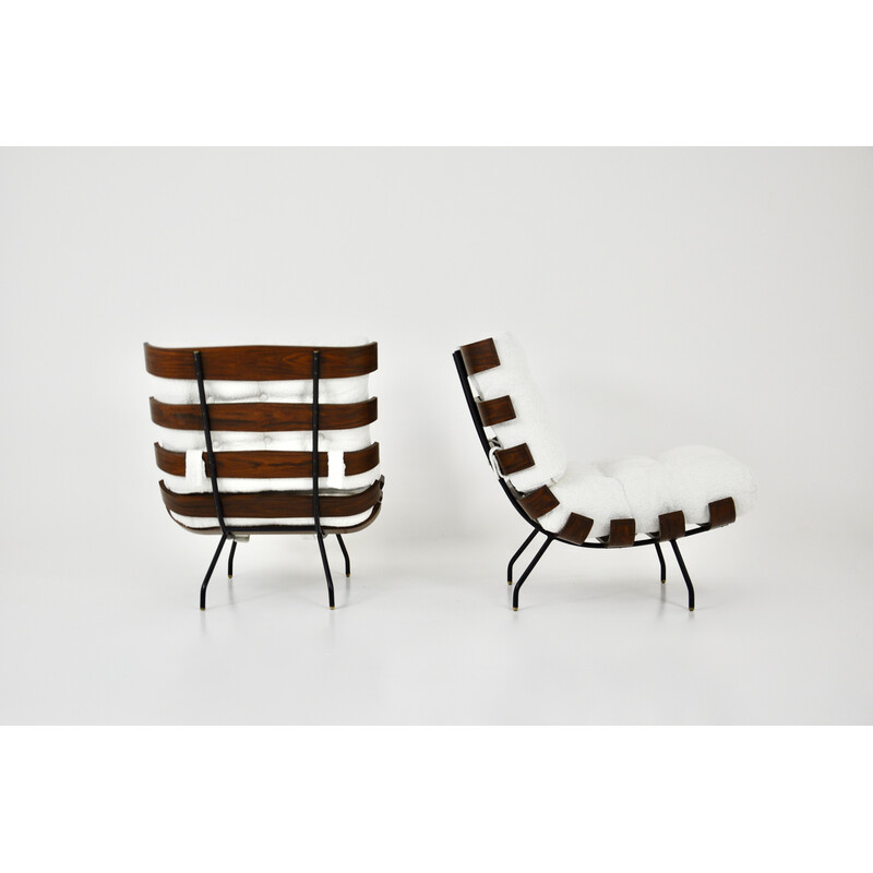 Paar vintage Costela fauteuils van Martin Eisler en Carlo Hauner voor Forma, 1950