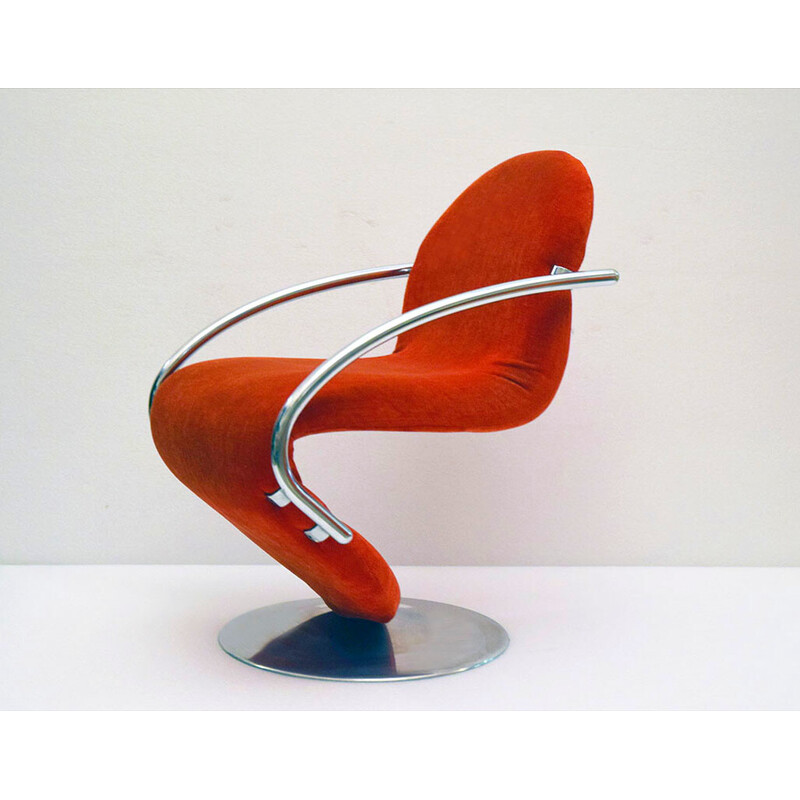 Vintage armchair System 1-2-3 by Verner Panton for Fritz Hansen, 1970s
