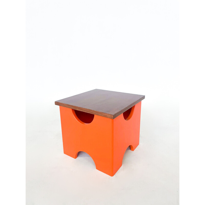 Pair of mid-century Dado stools by Ettore Sottsass