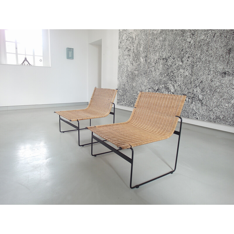 Paire de fauteuils vintage de Gregorio Vicente Cortes et Luis Onsurbe pour Metz and Co, 1961