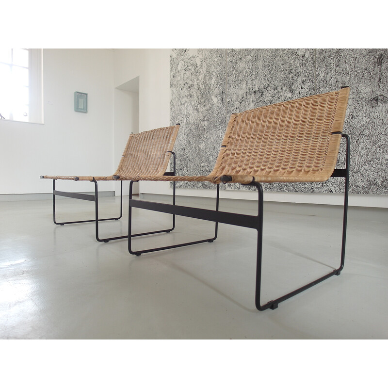 Paire de fauteuils vintage de Gregorio Vicente Cortes et Luis Onsurbe pour Metz and Co, 1961