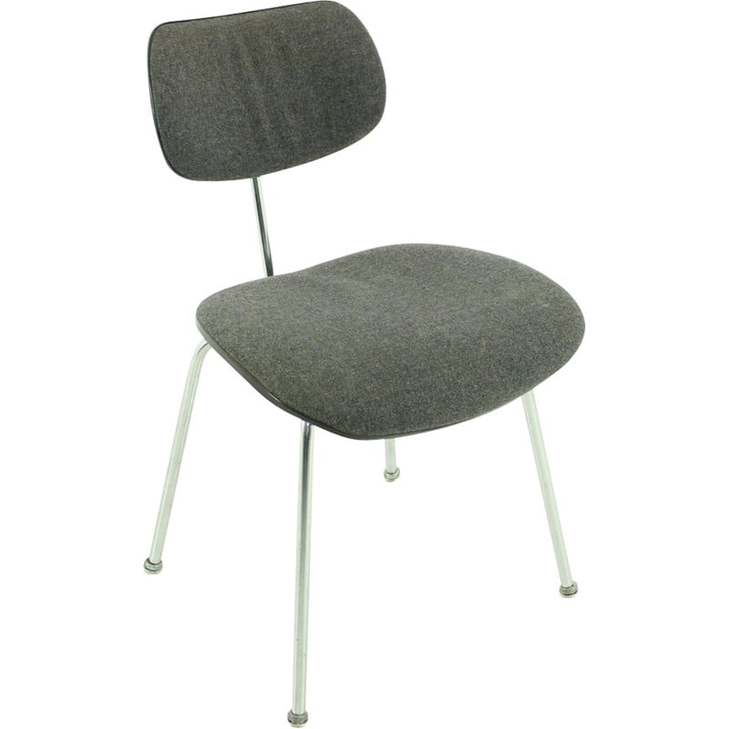 Chaise en tissu gris, Egon Eiermann SE68 - 1960