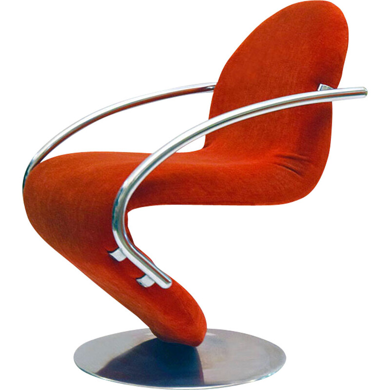 Vintage armchair System 1-2-3 by Verner Panton for Fritz Hansen, 1970s