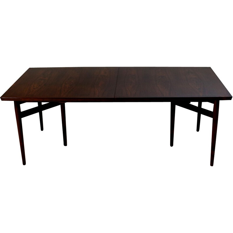 Extendable rosewood dining table by Arne Vodder for Sibast - 1960s