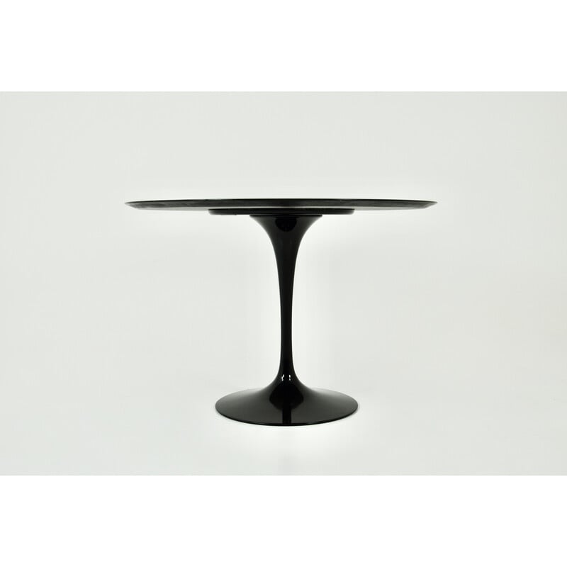 Vintage black table by Eero Saarinen for Knoll