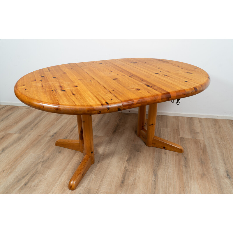 Vintage dining table by Rainer Daumiller for Hirtshals Savværk